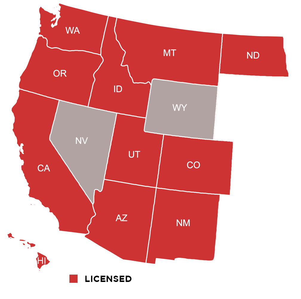 Licensed States